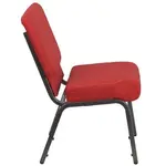 Flash Furniture FD-CH0221-4-SV-RED-GG Chair, Side, Stacking, Indoor