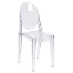 Flash Furniture FH-111-APC-CLR-GG Chair, Side, Stacking, Outdoor
