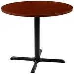 Flash Furniture GC-M-BLK-15-CHR-GG Table, Indoor, Dining Height