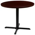 Flash Furniture GC-M-BLK-15-MHG-GG Table, Indoor, Dining Height