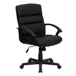 Flash Furniture GO-1004-BK-LEA-GG Chair, Swivel