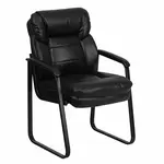 Flash Furniture GO-1156-BK-LEA-GG Chair, Side, Indoor