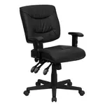Flash Furniture GO-1574-BK-A-GG Chair, Swivel