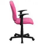 Flash Furniture GO-1691-1-PINK-A-GG Chair, Swivel