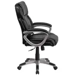 Flash Furniture GO-2236M-BK-GG Chair, Swivel