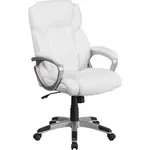 Flash Furniture GO-2236M-WH-GG Chair, Swivel
