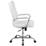 Flash Furniture GO-2286H-WH-GG Chair, Swivel