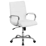 Flash Furniture GO-2286M-WH-GG Chair, Swivel