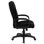 Flash Furniture GO-5301B-BK-GG Chair, Swivel