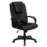 Flash Furniture GO-5301BSPEC-CH-BK-LEA-GG Chair, Swivel