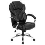 Flash Furniture GO-908A-BK-GG Chair, Swivel