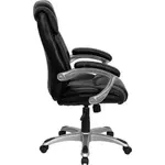 Flash Furniture GO-931H-BK-GG Chair, Swivel