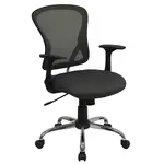 Flash Furniture H-8369F-DK-GY-GG Chair, Swivel