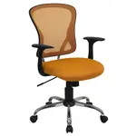 Flash Furniture H-8369F-ORG-GG Chair, Swivel