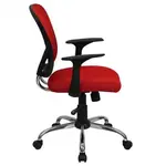 Flash Furniture H-8369F-RED-GG Chair, Swivel