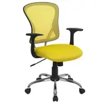 Flash Furniture H-8369F-YEL-GG Chair, Swivel