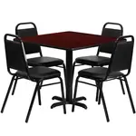 Flash Furniture HDBF1010-GG Chair & Table Set, Indoor
