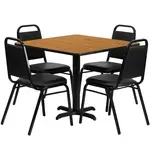 Flash Furniture HDBF1011-GG Chair & Table Set, Indoor