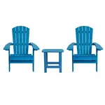 Flash Furniture JJ-C14505-2-T14001-BLU-GG Chair & Table Set, Outdoor