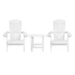 Flash Furniture JJ-C14505-2-T14001-WH-GG Chair & Table Set, Outdoor