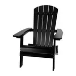 Flash Furniture JJ-C14505-BLK-GG Chair, Adirondack