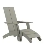 Flash Furniture JJ-C14509-14309-GY-GG Chair, Adirondack