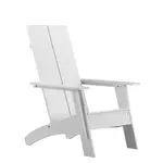Flash Furniture JJ-C14509-WH-GG Chair, Adirondack
