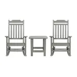 Flash Furniture JJ-C14703-2-T14001-GY-GG Chair & Table Set, Outdoor