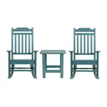 Flash Furniture JJ-C14703-2-T14001-TL-GG Chair & Table Set, Outdoor