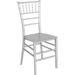 Flash Furniture LE-SILVER-M-GG Chair, Side, Stacking, Outdoor