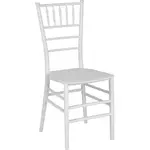 Flash Furniture LE-WHITE-M-GG Chair, Side, Stacking, Outdoor