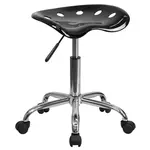 Flash Furniture LF-214A-BLACK-GG Work Stool