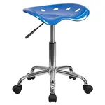 Flash Furniture LF-214A-BRIGHTBLUE-GG Work Stool