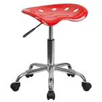 Flash Furniture LF-214A-RED-GG Work Stool