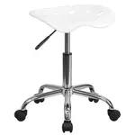 Flash Furniture LF-214A-WHITE-GG Work Stool