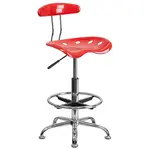 Flash Furniture LF-215-CHERRYTOMATO-GG Work Stool