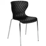 Flash Furniture LF-7-07C-BLK-GG Chair, Side, Stacking, Indoor