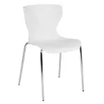 Flash Furniture LF-7-07C-WH-GG Chair, Side, Stacking, Indoor