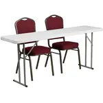 Flash Furniture RB-1872-1-GG Chair & Table Set, Indoor