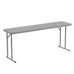 Flash Furniture RB-1872-GY-GG Folding Table, Rectangle