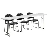 Flash Furniture RB-1896-1-GG Chair & Table Set, Outdoor