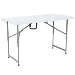 Flash Furniture RB-2448ADJ-GG Folding Table, Rectangle