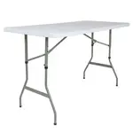 Flash Furniture RB-3050ADJ-GG Folding Table, Rectangle