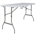Flash Furniture RB-3050FH-ADJ-GG Folding Table, Rectangle