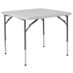 Flash Furniture RB-3434ADJ-GG Folding Table, Square