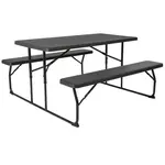 Flash Furniture RB-EBB-1470FD-GG Folding Table, Outdoor