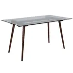 Flash Furniture SK-17GC-034-W-GG Table, Indoor, Dining Height