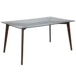 Flash Furniture SK-TC-5049-W-GG Table, Indoor, Dining Height
