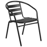 Flash Furniture TLH-017C-BK-GG Chair, Armchair, Stacking, Outdoor