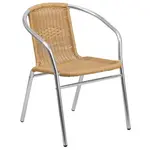 Flash Furniture TLH-020-BGE-GG Chair, Armchair, Stacking, Outdoor